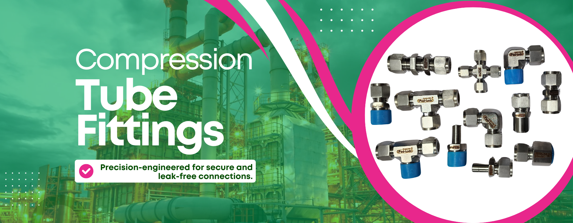 Manufacturer of Compression tube fittings in ahmedabad