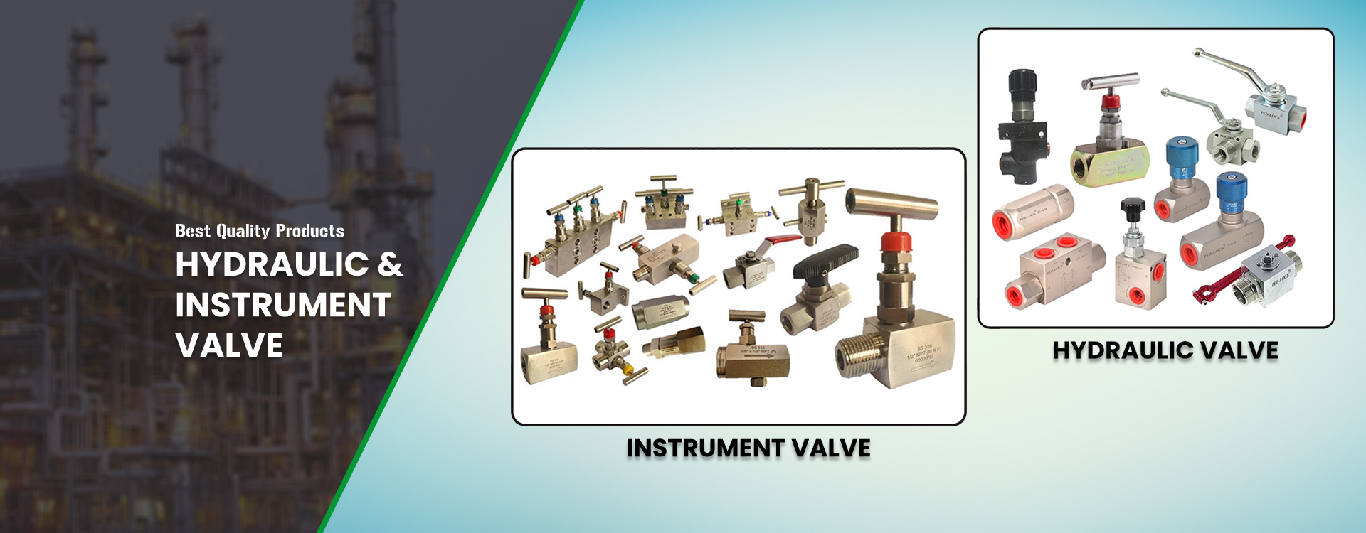 Types of hydraulic Instrument Valve
