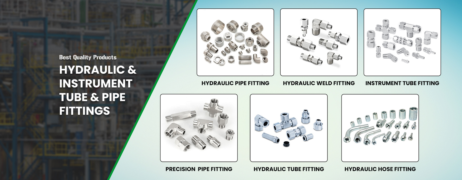 Hydraulic Instrument Tube Pipe Fittings at Best Price in India - Compression Fittings